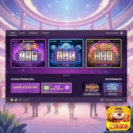Ilustração de Descubra o universo dos jogos no x333